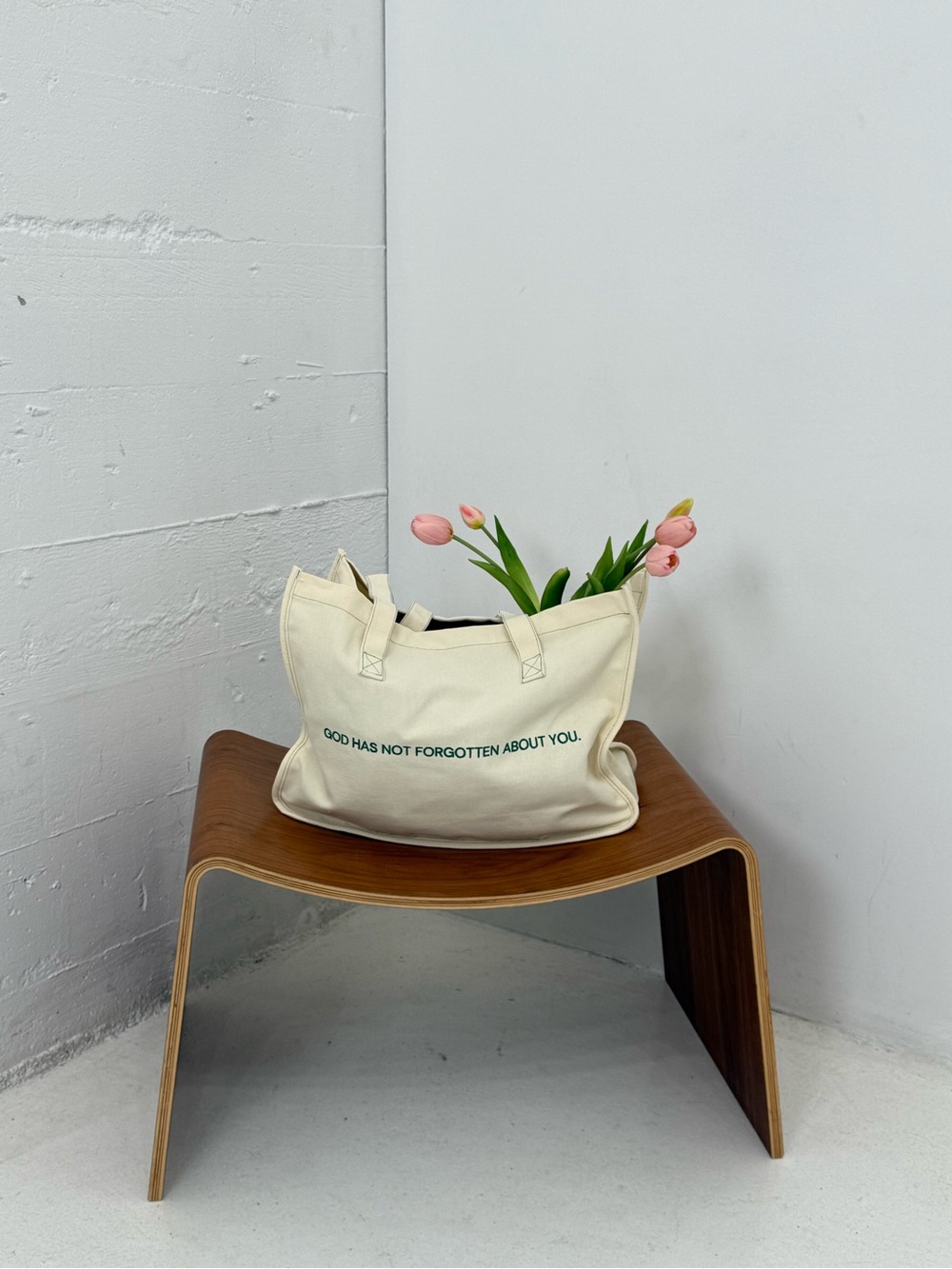Canvas Tote Bag in Cream